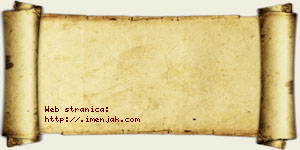 Jadranka Srećković vizit kartica